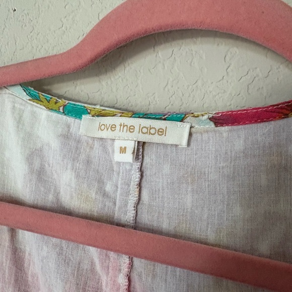 Anthropologie LOVE THE LABEL FLORAL PRINT FRONT ZIPPER DRESS - Picture 4 of 12